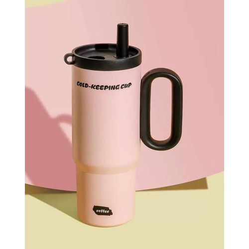 Ceramic Thermo Cup with Lid, Reusable Coffee and Tea Mug for Home, Office and Everyday Use