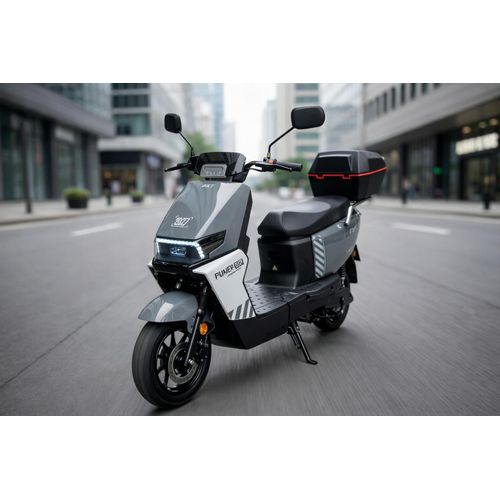 Electric Scooter With LED Display Storage Box