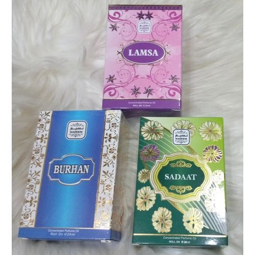 LAMSA, BURHAN, & SADAAT OIL PERFUM 3 IN 1 X 24ML