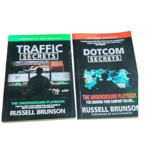 TRAFFIC SECRETS & DOTCOM SECRETS BY RUSSELL BRUNSON OFFER X2