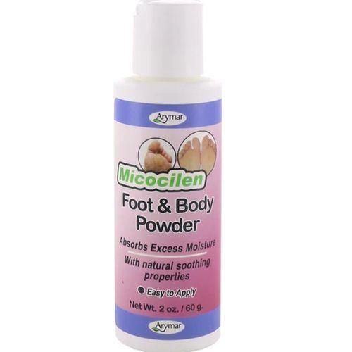 Micocilen Foot & Body Powder 60g Absorbs Excess Moisture