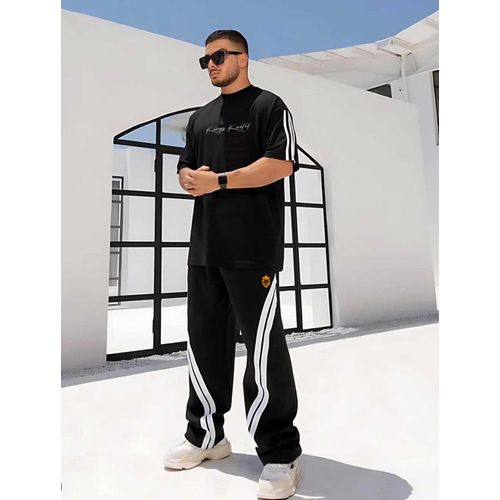 Kartel Wavy Black T-Shirt & Baggy Pants