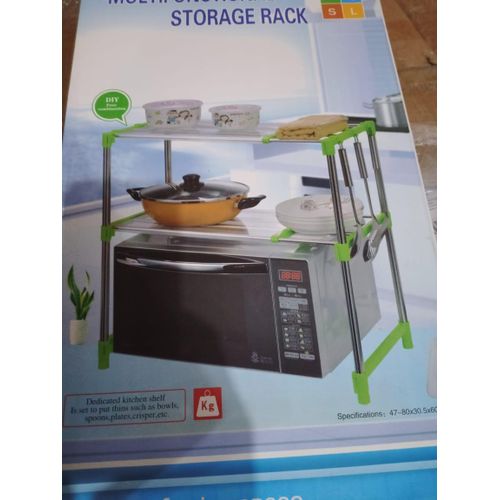Adjustable Multifunctional Microwave And Storage Rack