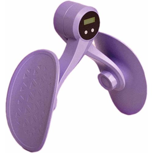 Digital Pelvic Floor Muscle Trainer - Purple Kegel & Inner Thigh Exerciser Equipment For Women