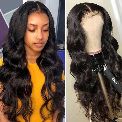 Beautiful Womens Long Curly Wig Natural Wavy Hair-Black