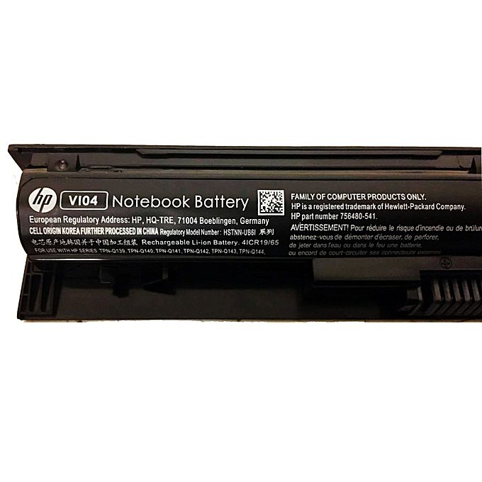Hp v104 аккумулятор