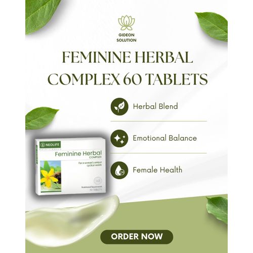 Feminine Herbal Complex 60 Tablets – Women’s Herbal Wellness & Cyclical Support