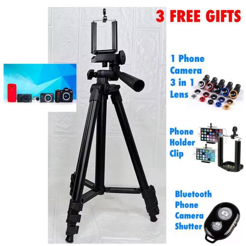 Aluminum Portable Tripod Stand For Smartphones Phone Digital Camera