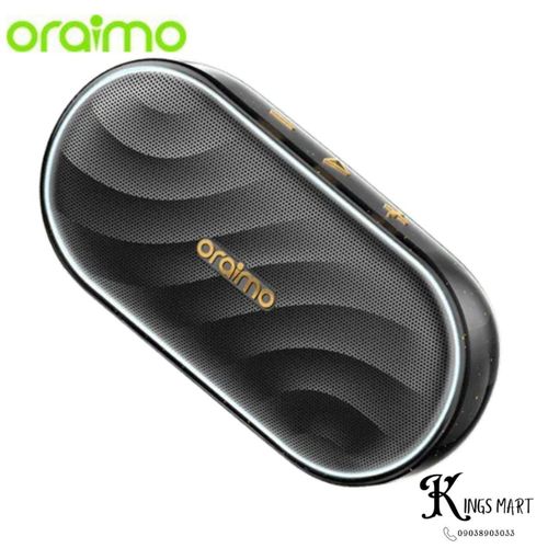 Space-Box 8W FM Bluetooth Customizable Lights & Eq Wireless Speaker OBS-382 Black