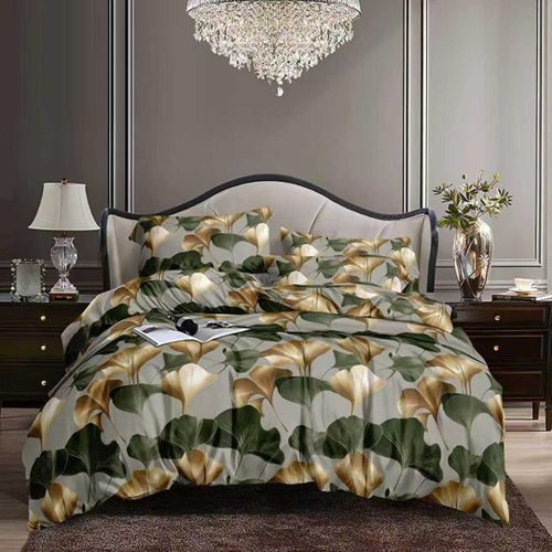 Bedsheet, duvet and four pillowcases