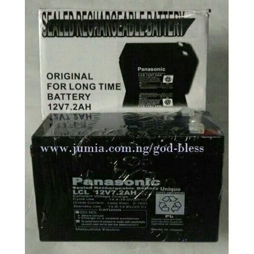Panasonic 12V 7.2AH PANASONIC RECHARGEABLE BATTERY