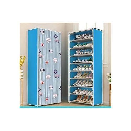 Multi-tiered shoe rack