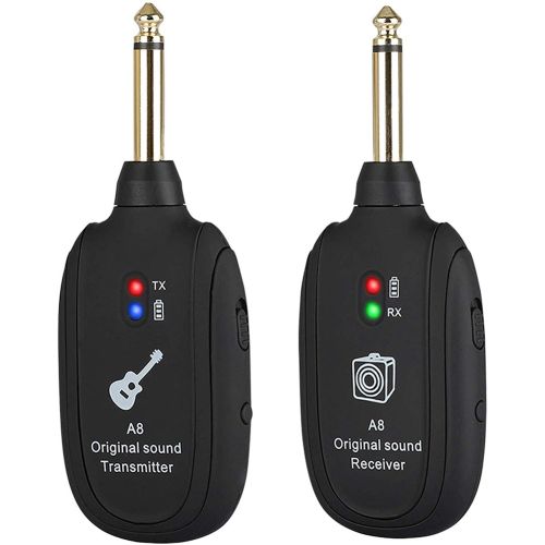 A8 UHF Wireless Guitar Transmitter Receiver Set 730mhz 50M