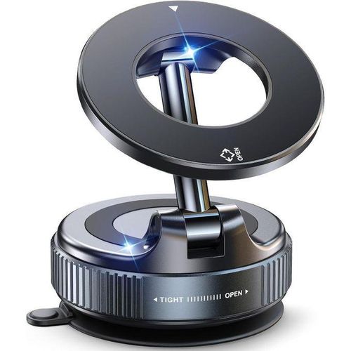 Vacuum Magnetic Suction Cup Phone Mount for MagSafe 360 Adjustable