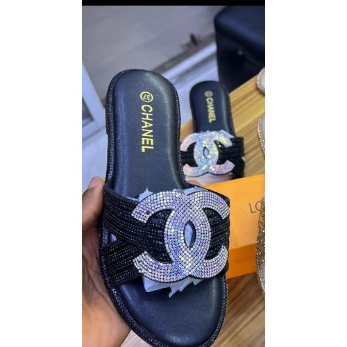 Fashion Sexy Fantastic Lady fashion Black slippers Beautiful color Beautiful -Black color Fantastic
