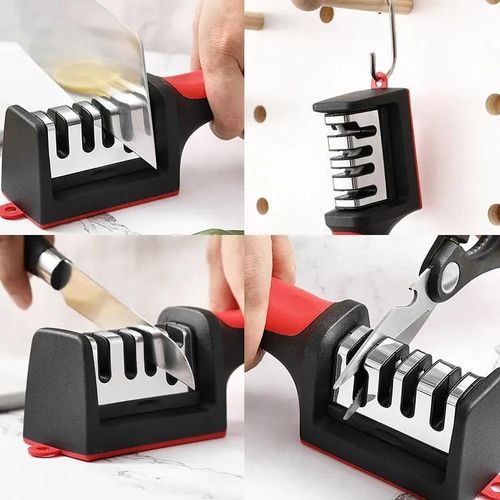 4 in 1 Professional Knife Sharpener & Scissors Sharpener