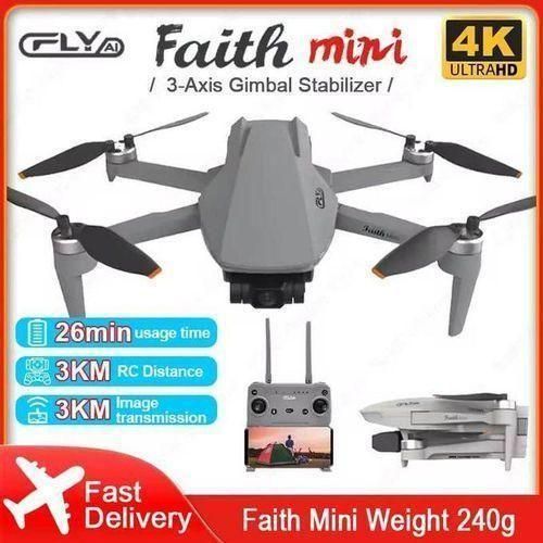 C-Fly Faith Mini AI Obstacle Avoidance Professional Wifi 5G Faith 2 Drone Camera 3km Ultra-HD 4K & 2 Batteries GPS Drone Latest Version