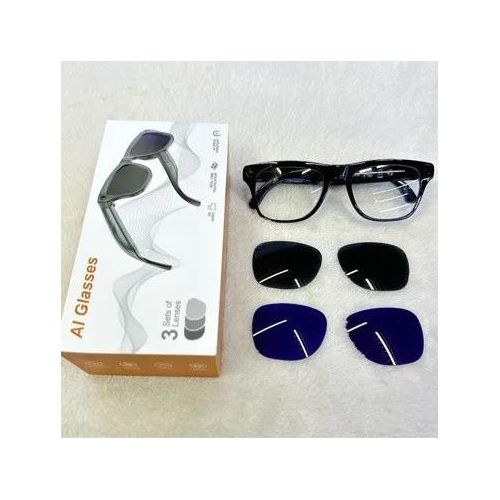 Smart AI bluetooth photo music glasses