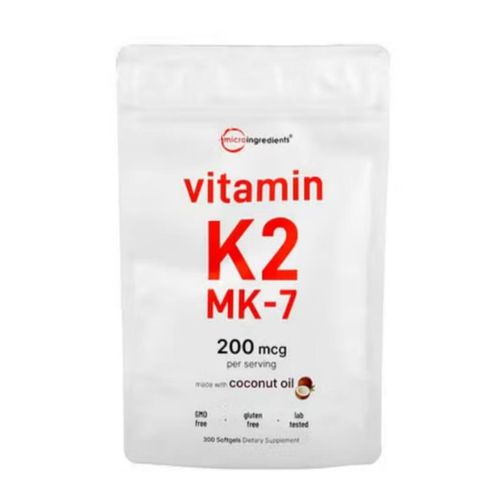 Vitamin K2, MK-7, 200 mcg, 300 Softgels