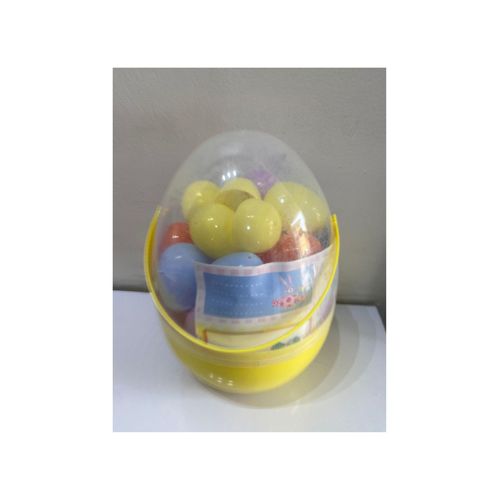 FILLABLE EGGS CONTAINER YELLOW