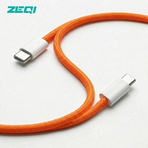 ZE-AA02 60W C to C Braided Fast Charging CableOrange