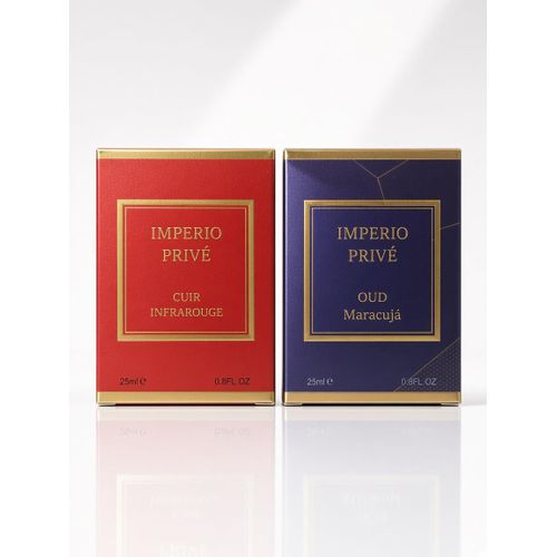 Privé Oud Maracuja 25ml & Cuir Infrarouge 25ml Eau De Parfum (EDP) 2-Piece Unisex Perfume Combo Set – Long-Lasting Luxury Fragrance Gift Set NAFDAC A2-108899 & A2-108908