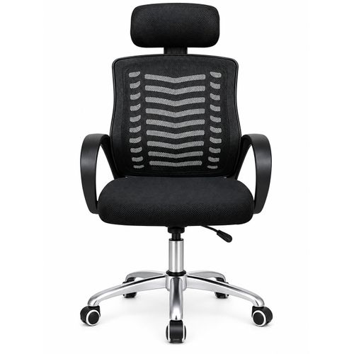 Ergonomic mesh with headrest