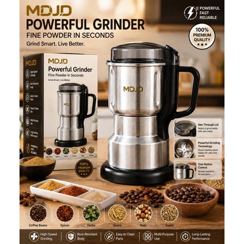 Master Grind Stainless Steel Electric Grinder Built for Heavy Use
