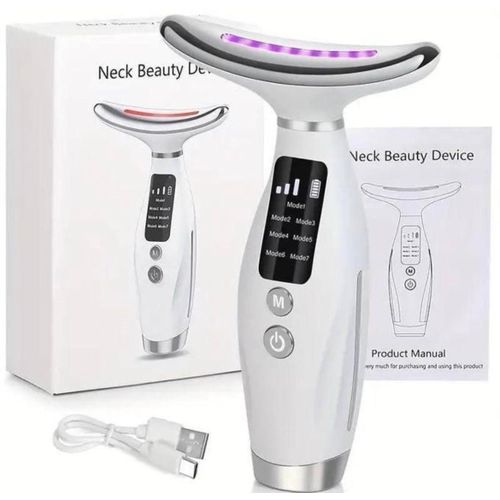 Neck beauty device soothing vibration massager