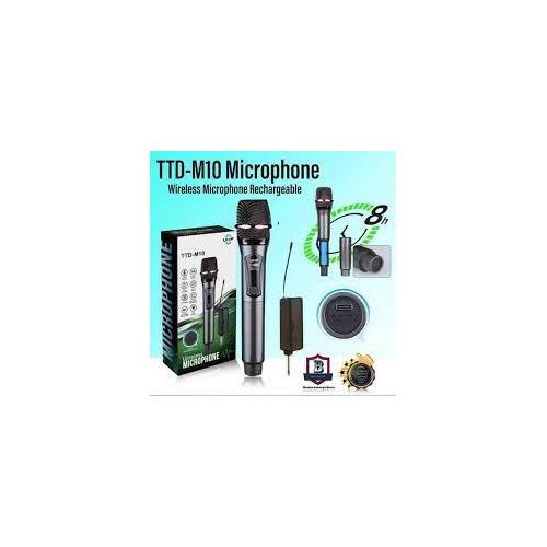 Handheld Rechargeable Wireless Microphone UHF TTD-M10
