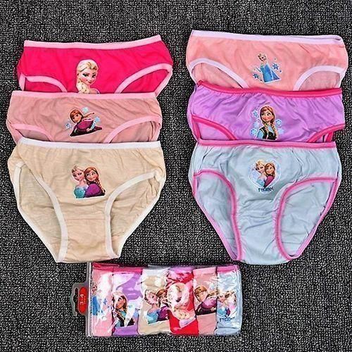 Children Girls Cotton Pant - 6pcs