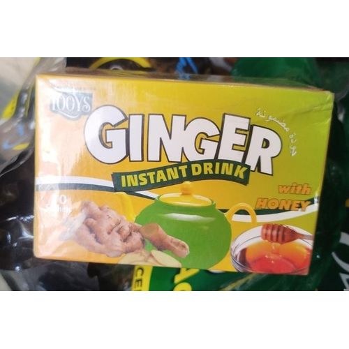 Ginger instant drinks with honey