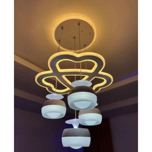 Modern LED Petal Cluster Chandelier