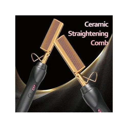 Ceramic Straightening/Styling Comb _Beauty Essential