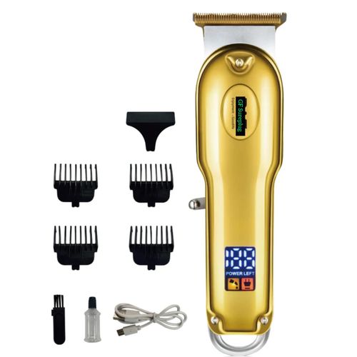 Professional Cordless Rechargeable Hair Clipper SN-083-Gold