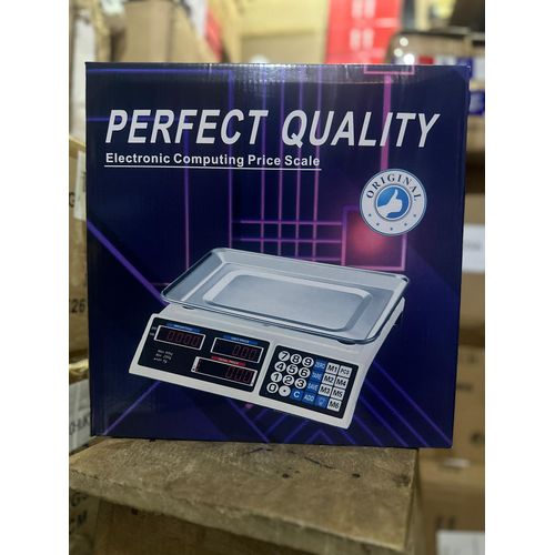 40kg Electronic Price Computing Scale - Digital Table Top Weighing Scale with LCD Display