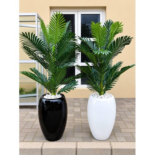 Fiber Big Pot with plant