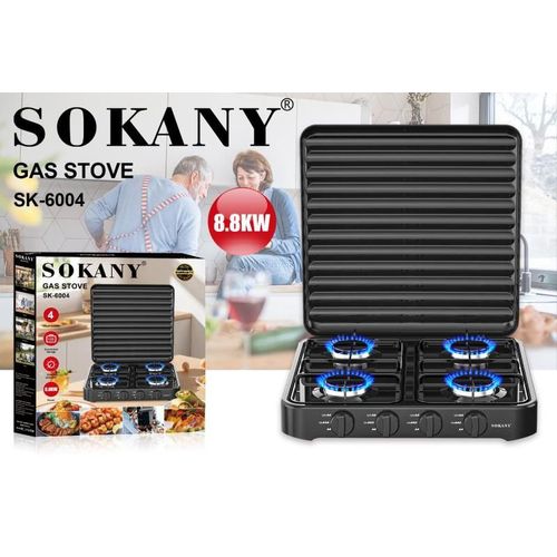 Four Burner Tabletop Gas Stove- Automatic Gas Cooker