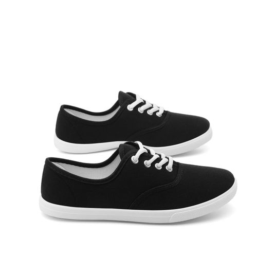 Canvas Sneakers Low Top Lace-up Canvas Shoes Lightweight Casual Tennis Shoes