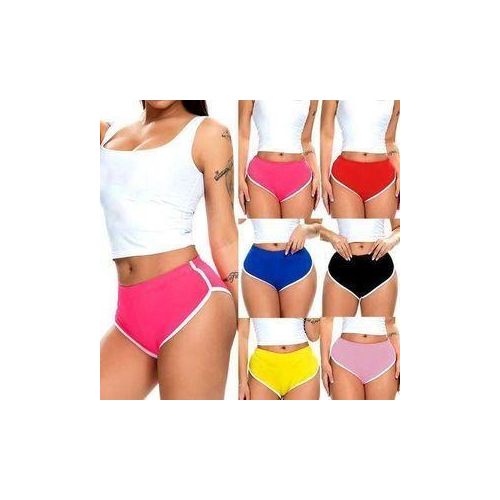 Sexy ladies bumshot panties 4pieces blue brown red