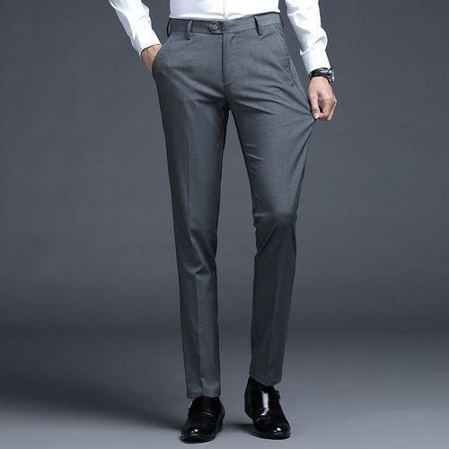 Mens Corporate Quality Office Plain Suit Trouser