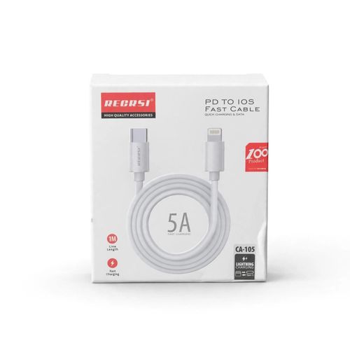 RECRSI CA- PD to iOS Fast Charging Cable (USB-C to Lightning) Type-C to IPhone cable