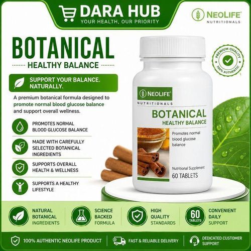 WELLNESS NUTRITION Premium Botanical Healthy Balance - Natural Glucose Support (60 Tablets)