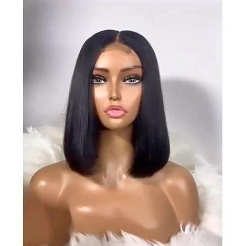 Cheap wig Awoof Bone Straight Blunt Wig 1 bundle