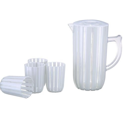 Water Jug With Cups Lemonade Pitcher