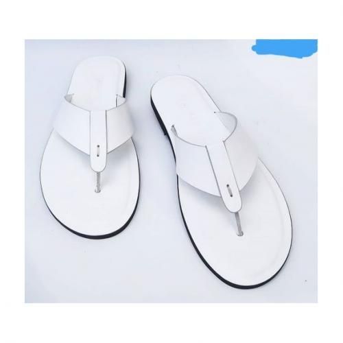Men's Smart Unique Toe Slippers - White