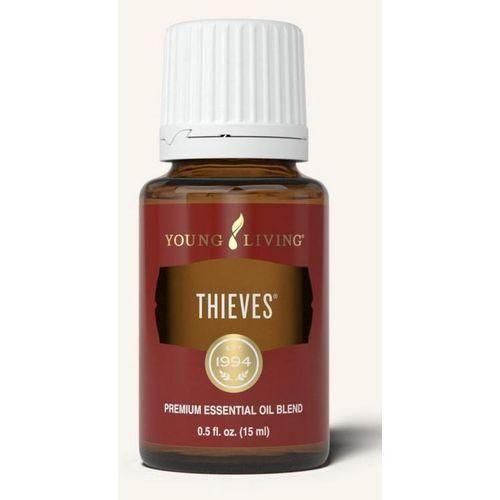 Thieves Essential Oil Blend Lemon, Clove, Eucalyptus, Cinnamon Bark, Rosemary Versatile for Diffusers, Topical Application, Freshening Spaces, Daily Wellness, and Home Care 15ml