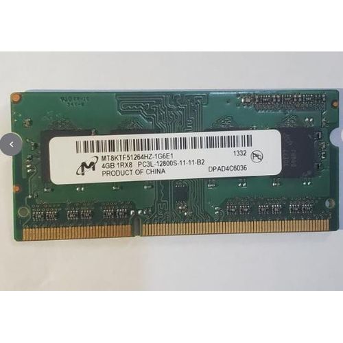 4GB DDR3L PC3L-12800S Laptop RAM Memory – 1600MHz SODIMM