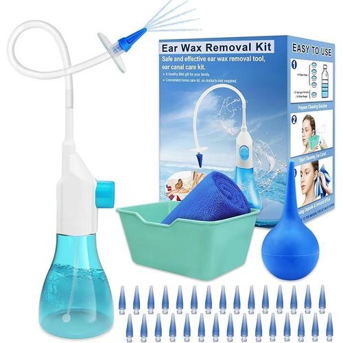 Ear Wax Removal Manual Ear Irrigation Flushing System Ear Cleaning