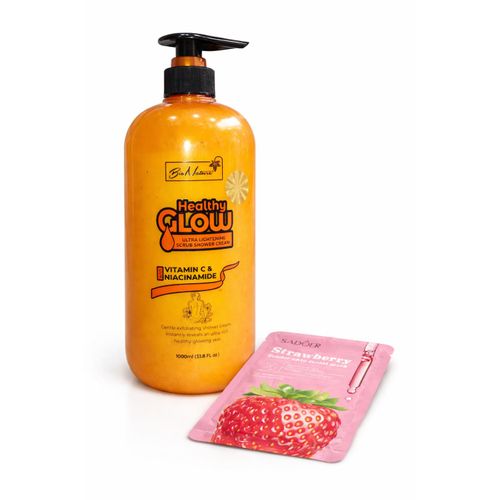 Healthy-Glow Lightening Milk Lightening Lotion with free face mask